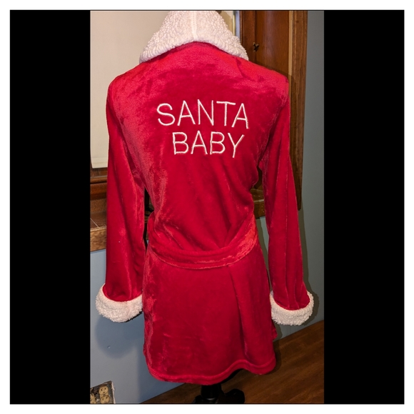 Santa Baby red robe size large - Picture 2 of 6
